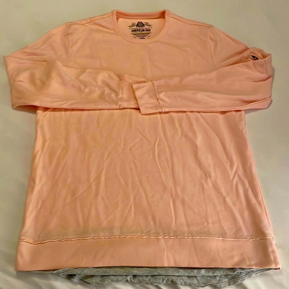 American Rag peach sweatshirt - Large - 60% cotton - 40% polyester
